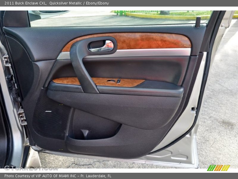 Quicksilver Metallic / Ebony/Ebony 2011 Buick Enclave CXL