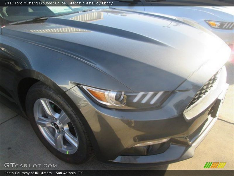 Magnetic Metallic / Ebony 2015 Ford Mustang EcoBoost Coupe