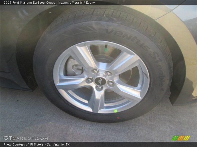 Magnetic Metallic / Ebony 2015 Ford Mustang EcoBoost Coupe
