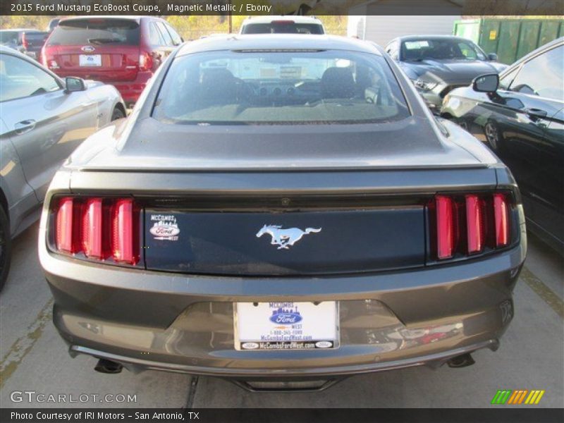 Magnetic Metallic / Ebony 2015 Ford Mustang EcoBoost Coupe