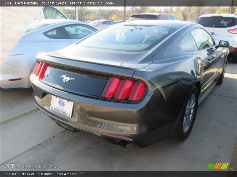Magnetic Metallic / Ebony 2015 Ford Mustang EcoBoost Coupe