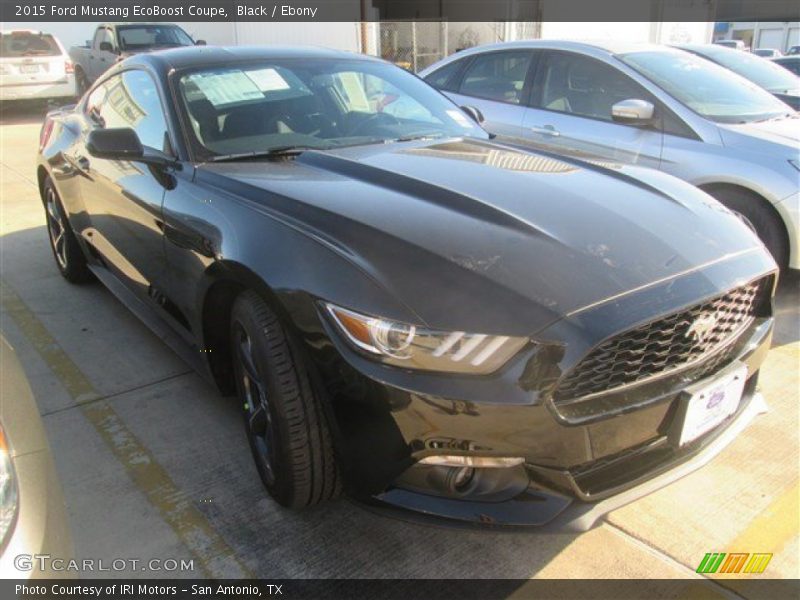 Black / Ebony 2015 Ford Mustang EcoBoost Coupe