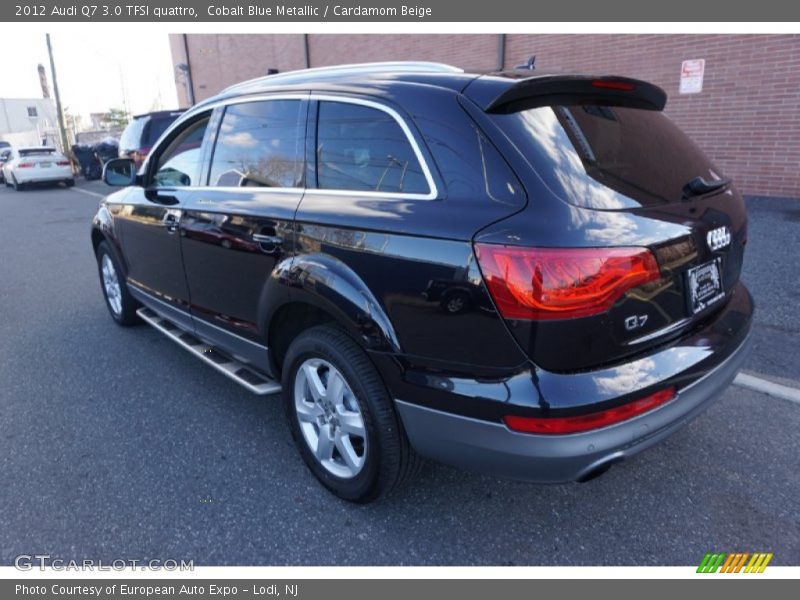 Cobalt Blue Metallic / Cardamom Beige 2012 Audi Q7 3.0 TFSI quattro