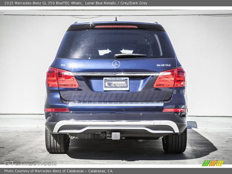 Lunar Blue Metallic / Grey/Dark Grey 2015 Mercedes-Benz GL 350 BlueTEC 4Matic