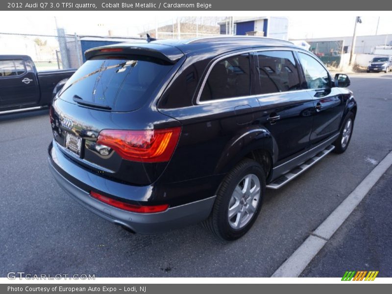 Cobalt Blue Metallic / Cardamom Beige 2012 Audi Q7 3.0 TFSI quattro