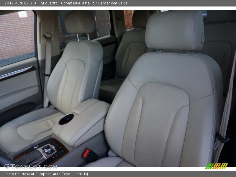 Cobalt Blue Metallic / Cardamom Beige 2012 Audi Q7 3.0 TFSI quattro