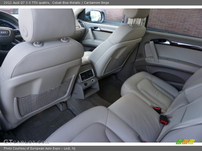 Cobalt Blue Metallic / Cardamom Beige 2012 Audi Q7 3.0 TFSI quattro