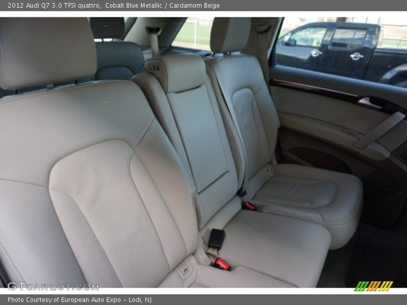 Cobalt Blue Metallic / Cardamom Beige 2012 Audi Q7 3.0 TFSI quattro