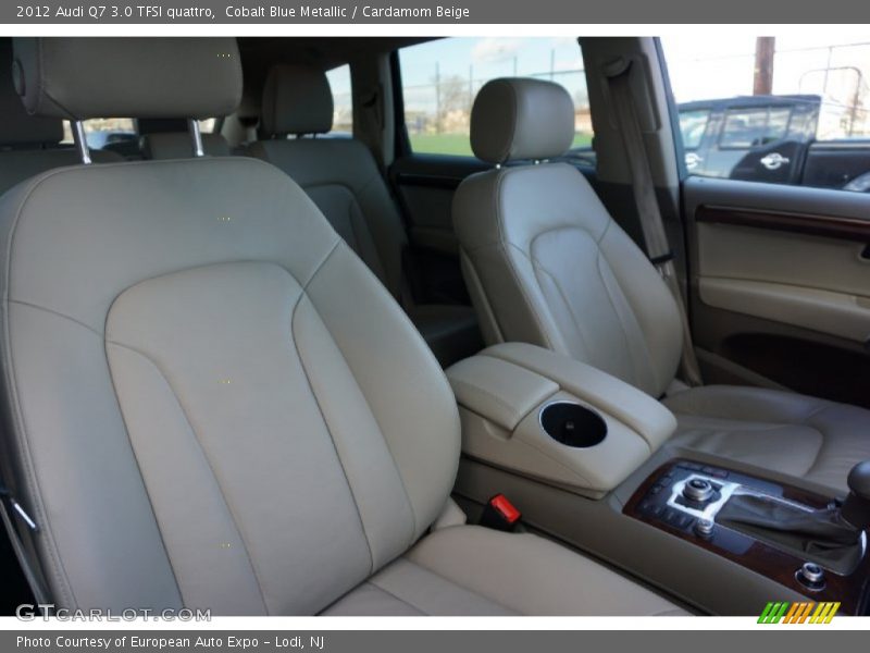 Cobalt Blue Metallic / Cardamom Beige 2012 Audi Q7 3.0 TFSI quattro