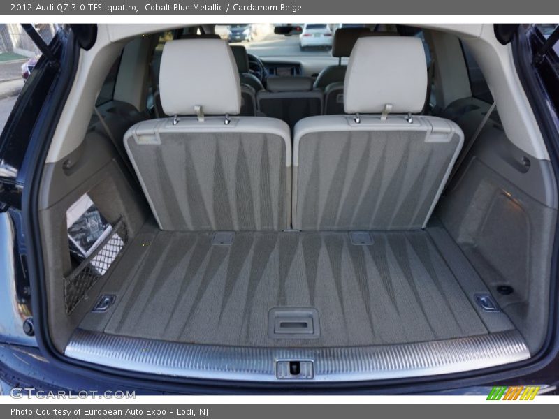 Cobalt Blue Metallic / Cardamom Beige 2012 Audi Q7 3.0 TFSI quattro