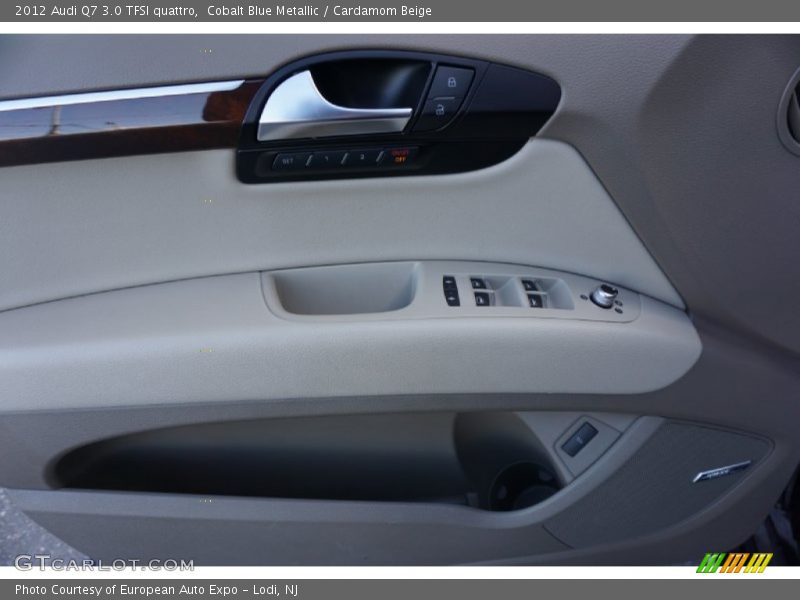 Cobalt Blue Metallic / Cardamom Beige 2012 Audi Q7 3.0 TFSI quattro
