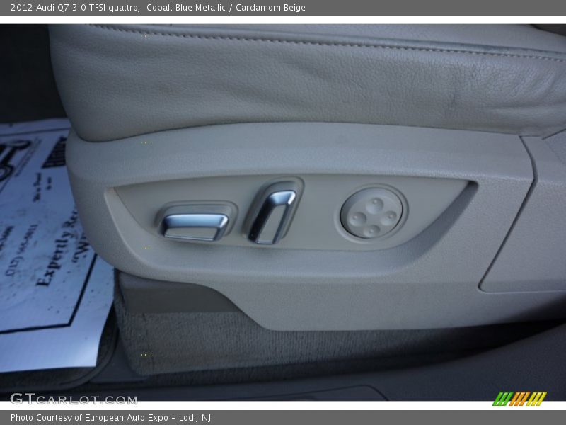 Cobalt Blue Metallic / Cardamom Beige 2012 Audi Q7 3.0 TFSI quattro
