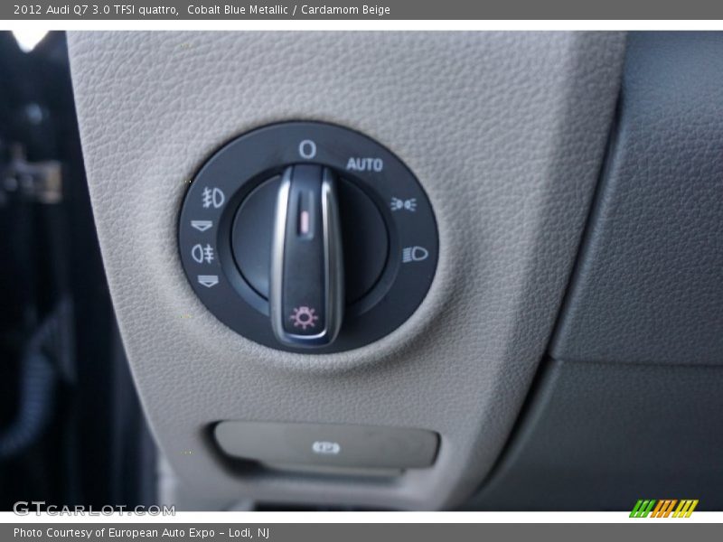 Cobalt Blue Metallic / Cardamom Beige 2012 Audi Q7 3.0 TFSI quattro
