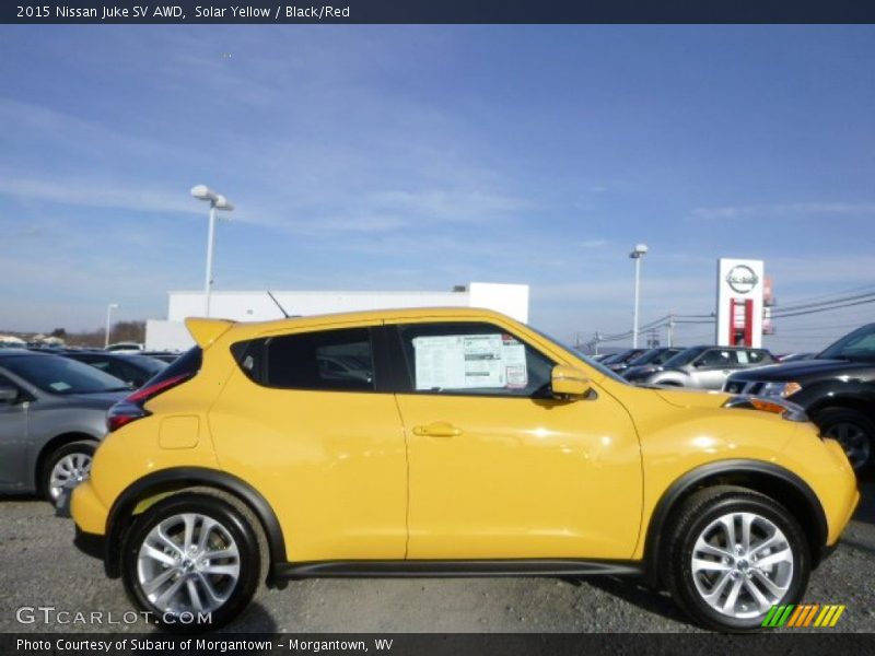 Solar Yellow / Black/Red 2015 Nissan Juke SV AWD