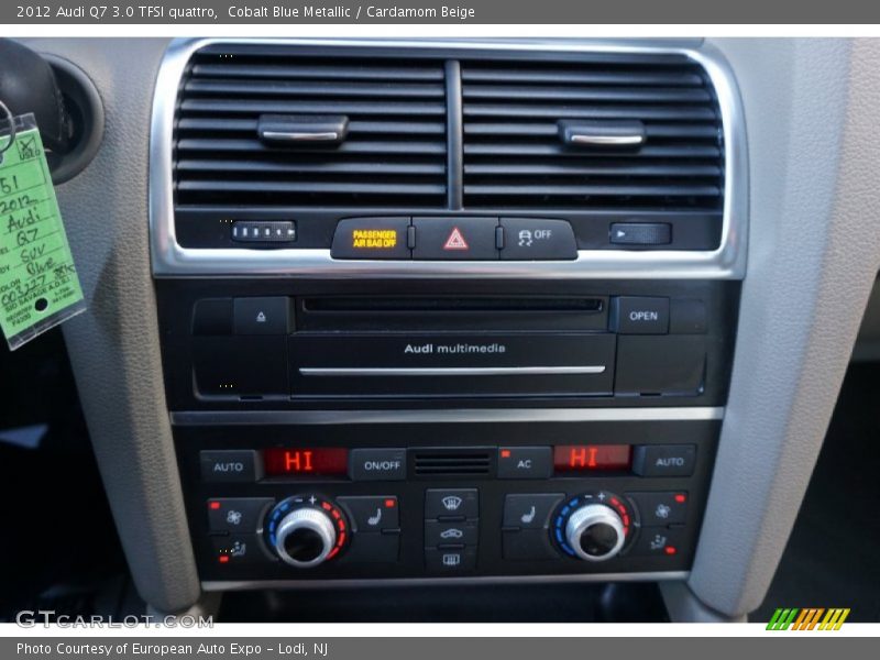 Cobalt Blue Metallic / Cardamom Beige 2012 Audi Q7 3.0 TFSI quattro