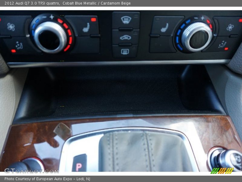 Cobalt Blue Metallic / Cardamom Beige 2012 Audi Q7 3.0 TFSI quattro