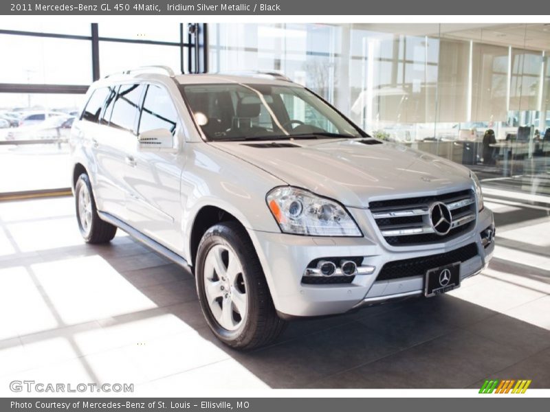 Iridium Silver Metallic / Black 2011 Mercedes-Benz GL 450 4Matic