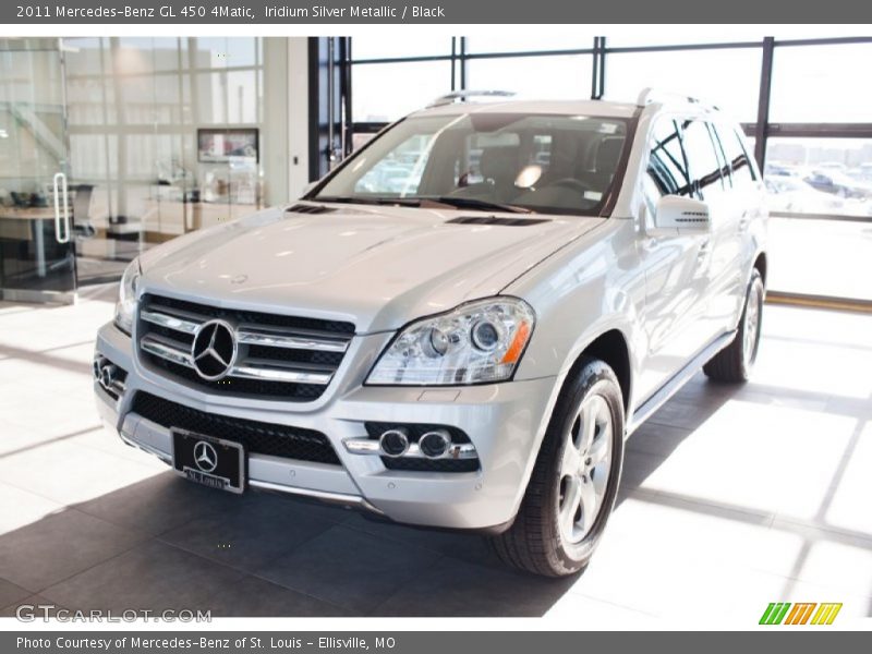 Iridium Silver Metallic / Black 2011 Mercedes-Benz GL 450 4Matic