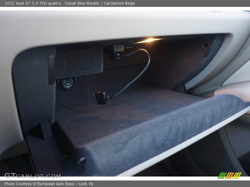 Cobalt Blue Metallic / Cardamom Beige 2012 Audi Q7 3.0 TFSI quattro