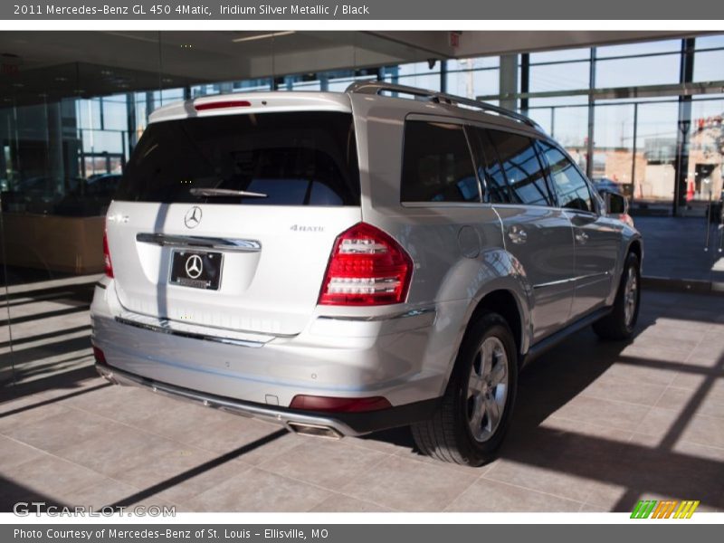 Iridium Silver Metallic / Black 2011 Mercedes-Benz GL 450 4Matic