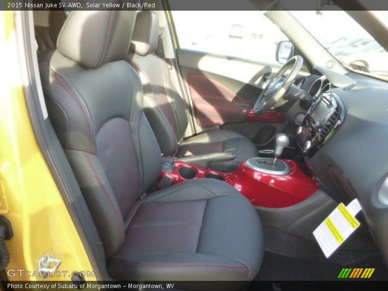 Solar Yellow / Black/Red 2015 Nissan Juke SV AWD