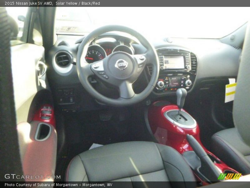 Solar Yellow / Black/Red 2015 Nissan Juke SV AWD