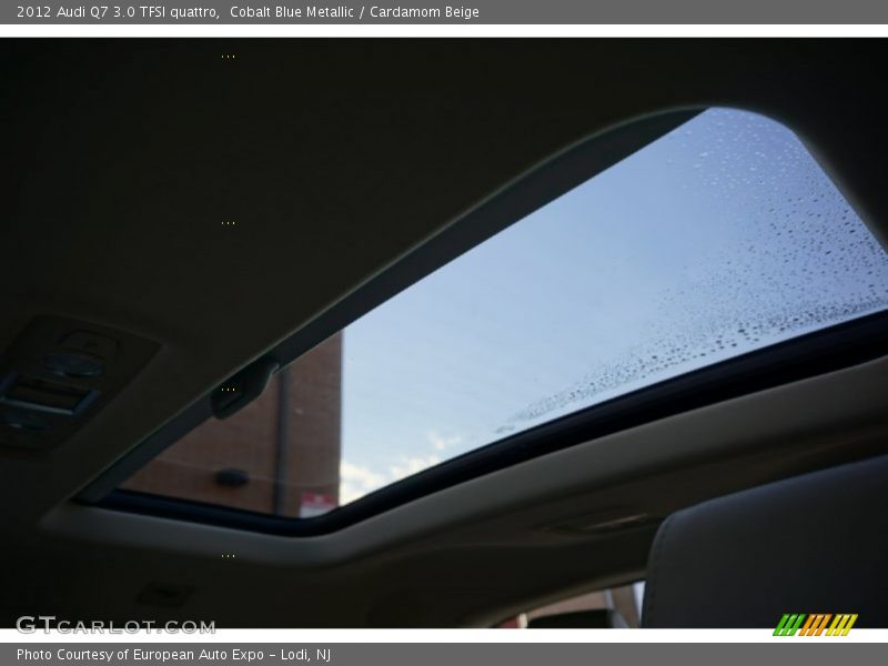 Cobalt Blue Metallic / Cardamom Beige 2012 Audi Q7 3.0 TFSI quattro
