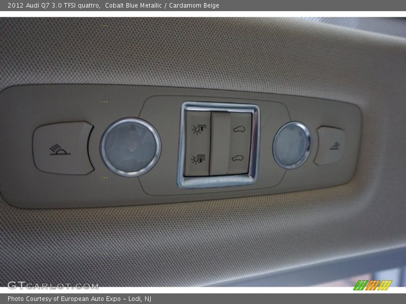 Cobalt Blue Metallic / Cardamom Beige 2012 Audi Q7 3.0 TFSI quattro
