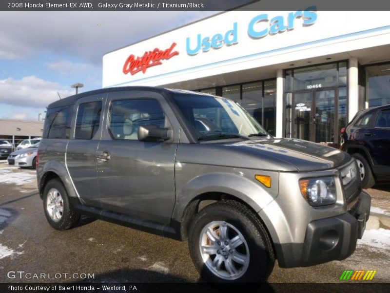 Galaxy Gray Metallic / Titanium/Black 2008 Honda Element EX AWD