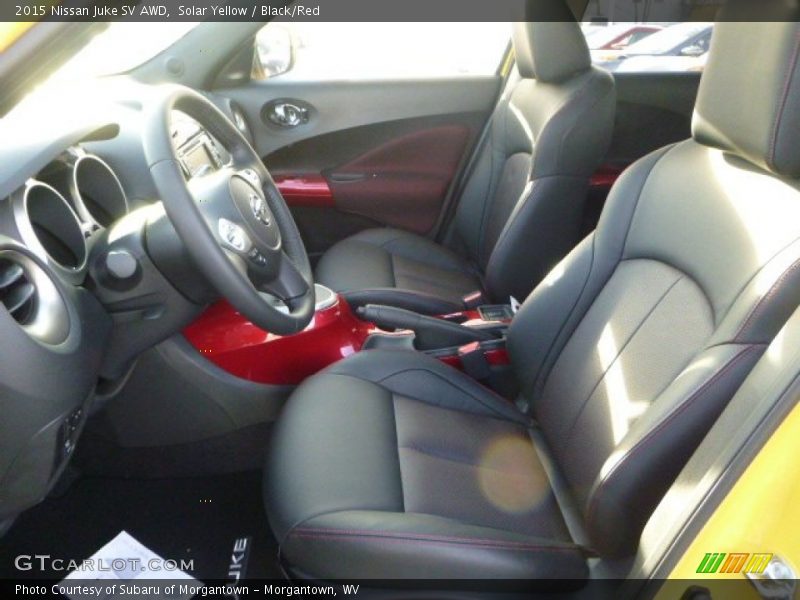 Solar Yellow / Black/Red 2015 Nissan Juke SV AWD