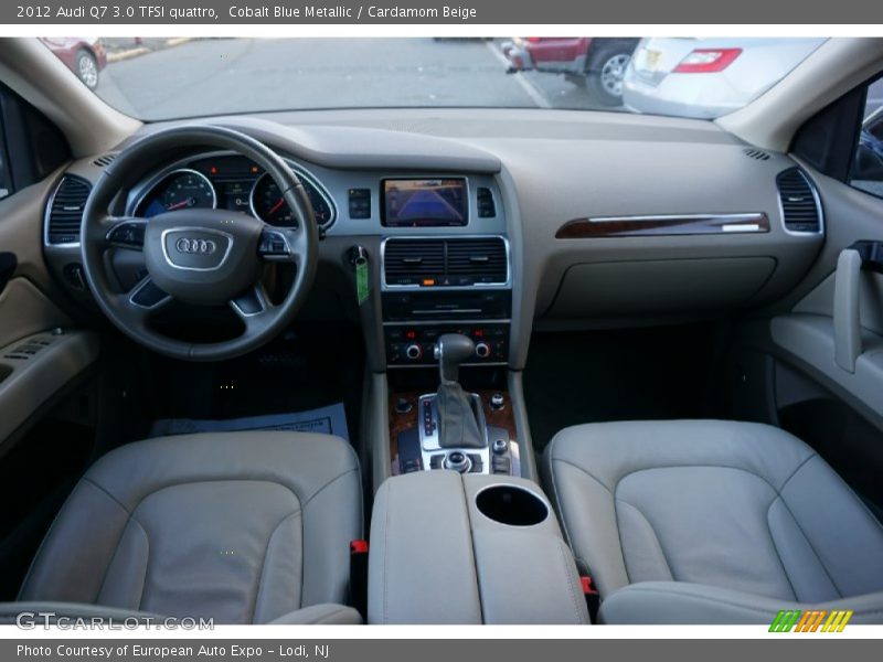 Cobalt Blue Metallic / Cardamom Beige 2012 Audi Q7 3.0 TFSI quattro