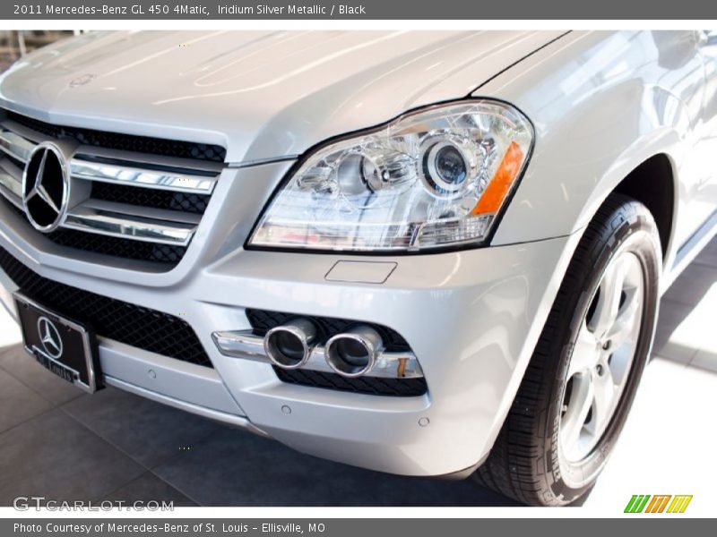 Iridium Silver Metallic / Black 2011 Mercedes-Benz GL 450 4Matic