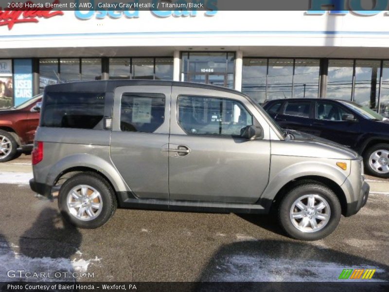 Galaxy Gray Metallic / Titanium/Black 2008 Honda Element EX AWD