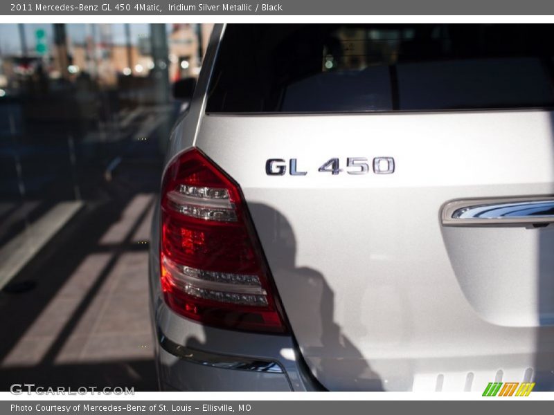 Iridium Silver Metallic / Black 2011 Mercedes-Benz GL 450 4Matic