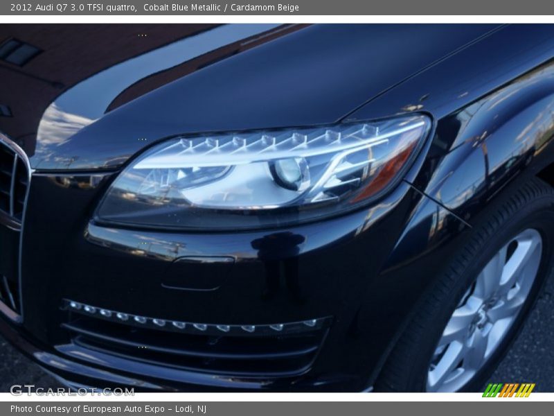 Cobalt Blue Metallic / Cardamom Beige 2012 Audi Q7 3.0 TFSI quattro
