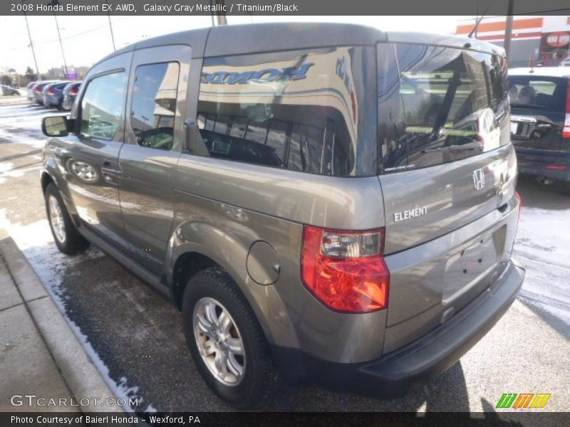 Galaxy Gray Metallic / Titanium/Black 2008 Honda Element EX AWD