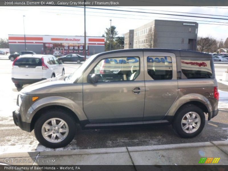 Galaxy Gray Metallic / Titanium/Black 2008 Honda Element EX AWD