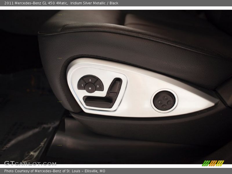 Iridium Silver Metallic / Black 2011 Mercedes-Benz GL 450 4Matic