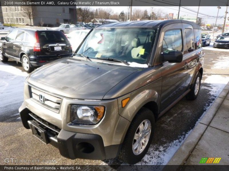 Galaxy Gray Metallic / Titanium/Black 2008 Honda Element EX AWD