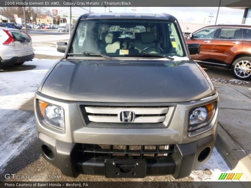 Galaxy Gray Metallic / Titanium/Black 2008 Honda Element EX AWD