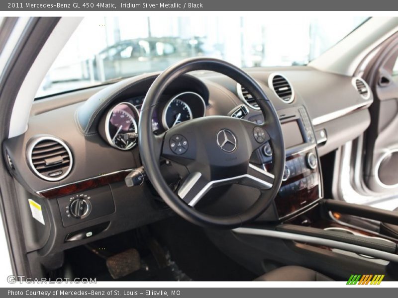 Iridium Silver Metallic / Black 2011 Mercedes-Benz GL 450 4Matic