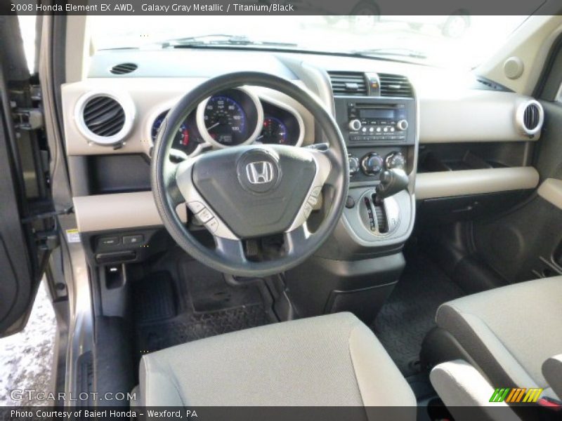Galaxy Gray Metallic / Titanium/Black 2008 Honda Element EX AWD
