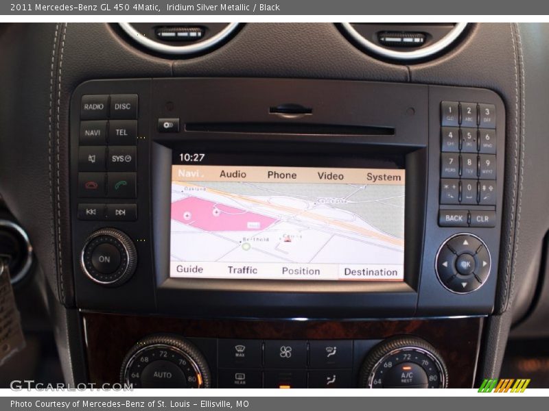 Iridium Silver Metallic / Black 2011 Mercedes-Benz GL 450 4Matic