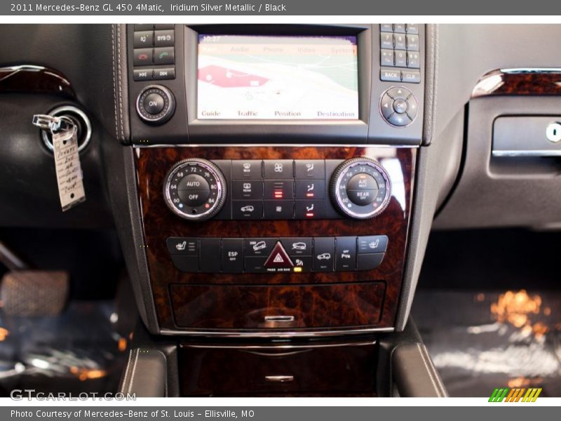 Iridium Silver Metallic / Black 2011 Mercedes-Benz GL 450 4Matic