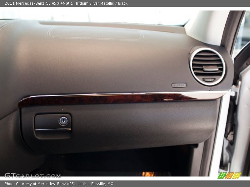 Iridium Silver Metallic / Black 2011 Mercedes-Benz GL 450 4Matic