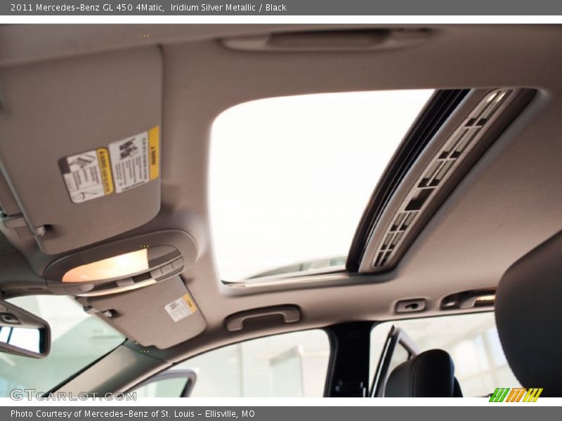 Iridium Silver Metallic / Black 2011 Mercedes-Benz GL 450 4Matic