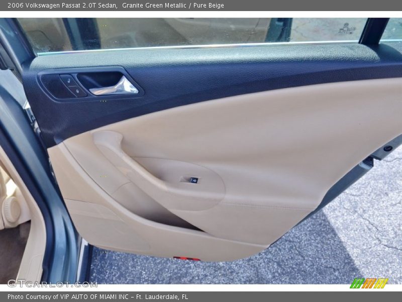 Granite Green Metallic / Pure Beige 2006 Volkswagen Passat 2.0T Sedan