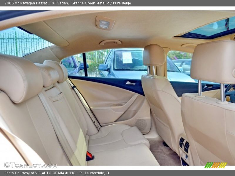 Granite Green Metallic / Pure Beige 2006 Volkswagen Passat 2.0T Sedan