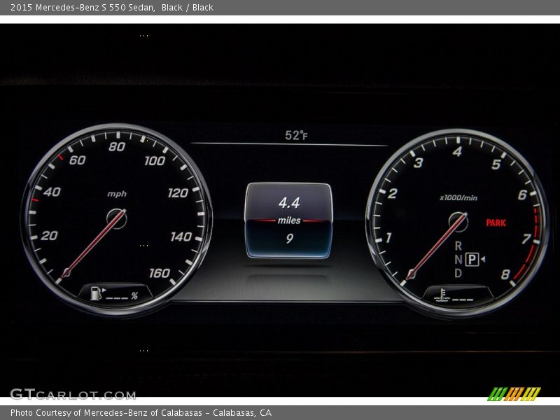 Black / Black 2015 Mercedes-Benz S 550 Sedan