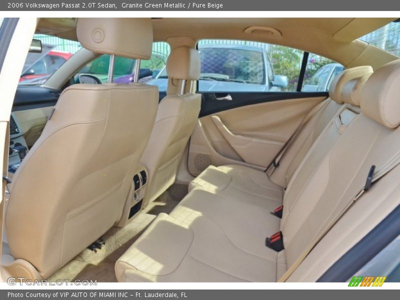 Granite Green Metallic / Pure Beige 2006 Volkswagen Passat 2.0T Sedan